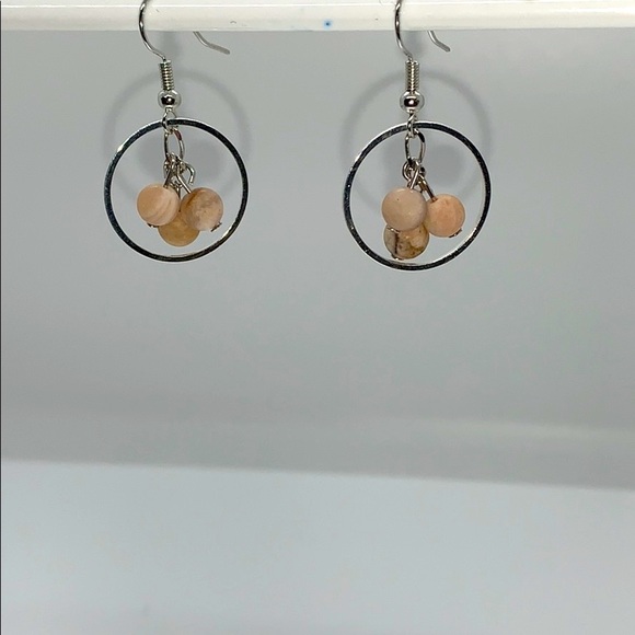 21049 Moonstone earrings - Picture 2 of 4